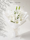 White Lily Bouquet — Artificial