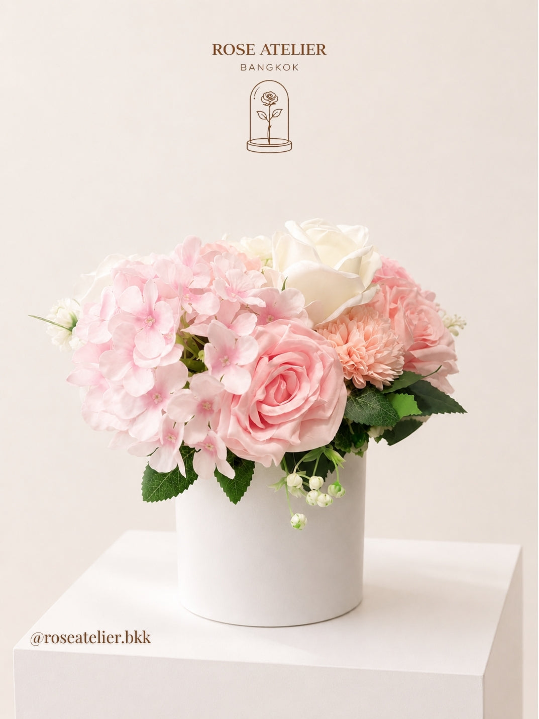 Rose Quartz Flower Box