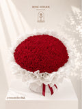 Crimson Cloud Royal – 199 Soap Rose Bouquet