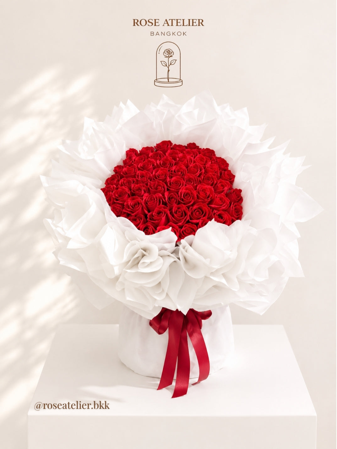 Crimson Cloud Grande – 52 Soap Rose Bouquet