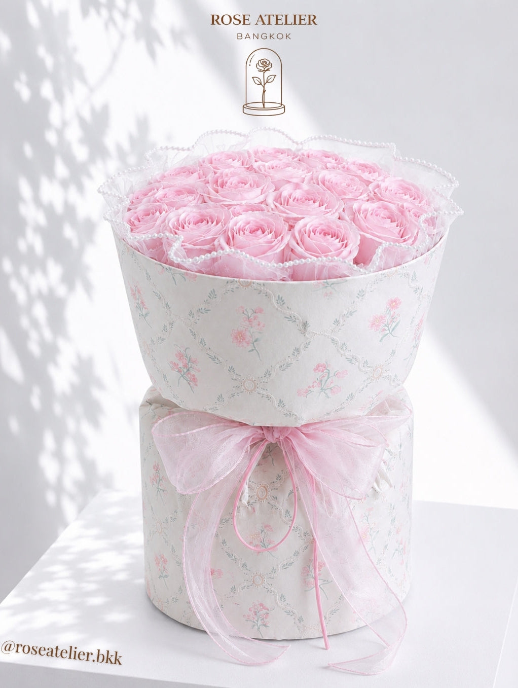 Soft Blush – 19 Soap Rose Bouquet