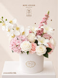 Mixed Artificial Flower Pastel Box