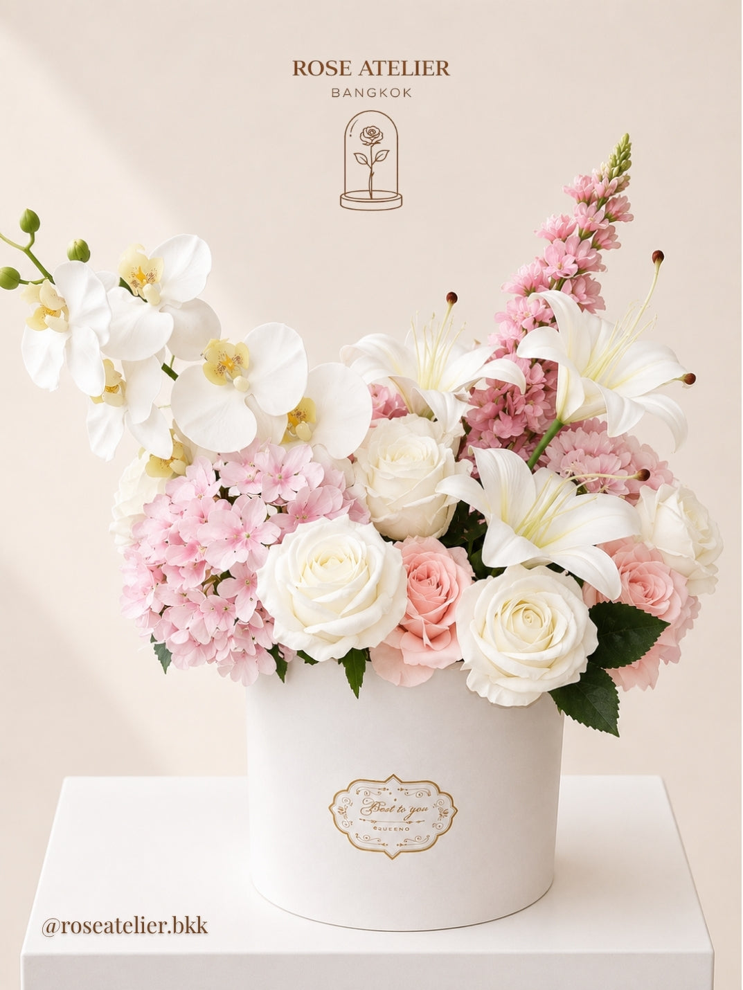Mixed Artificial Flower Pastel Box