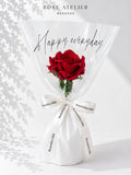 Single Red Rose — Love is Eternal