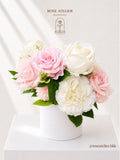 Pink & White Elegance Flower Box