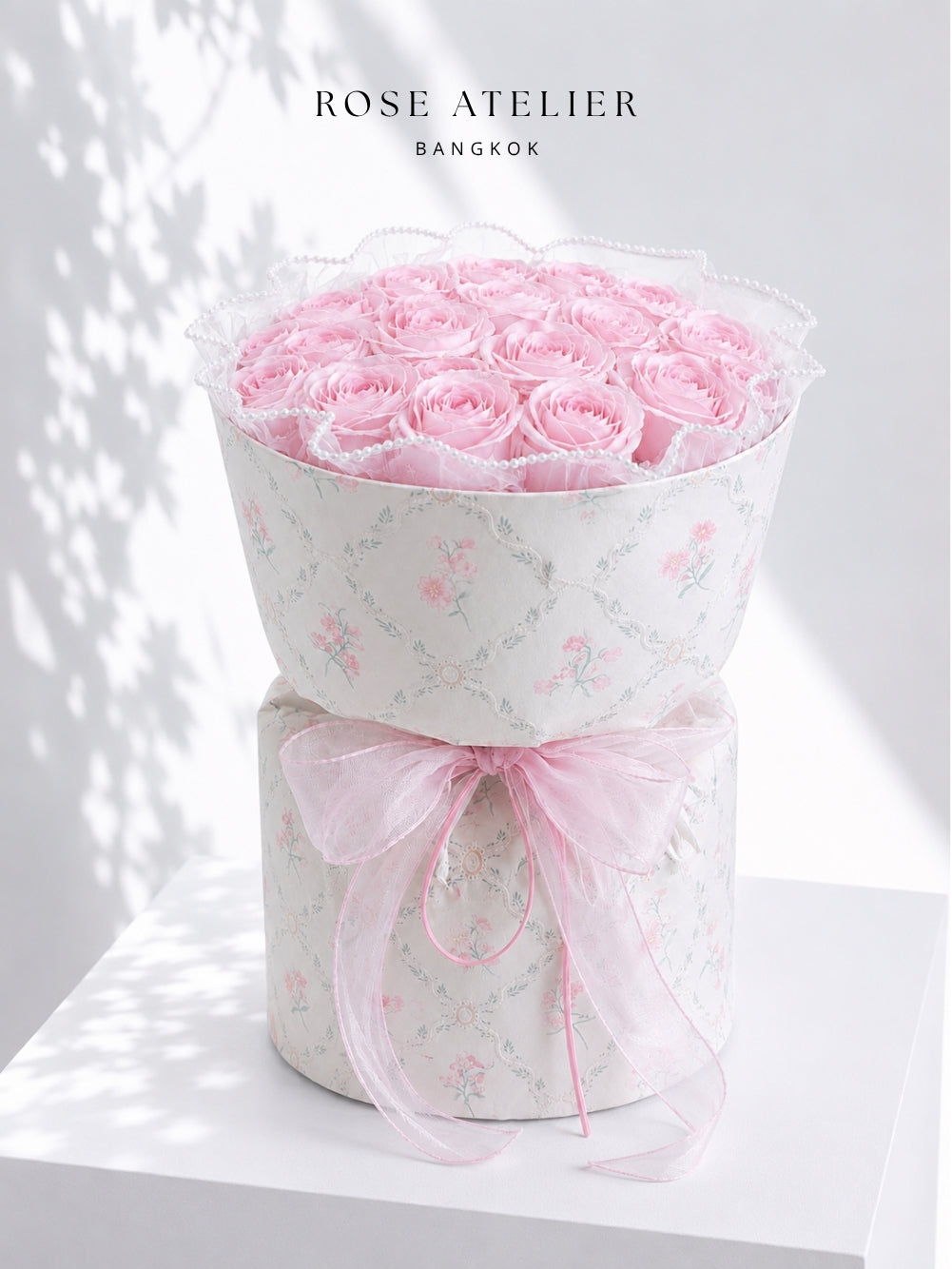 Soft Blush – 19 Soap Rose Bouquet
