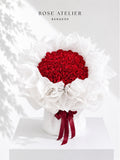 Crimson Cloud Grande – 52 Soap Rose Bouquet
