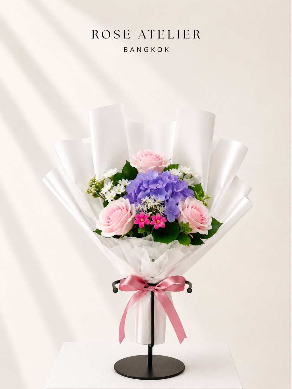 Pink & Purple Artificial Flower Bouquet